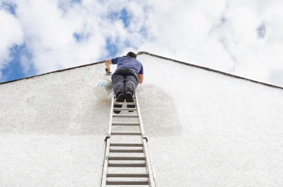 Peinture extérieure à Charnat — façades et ravalement